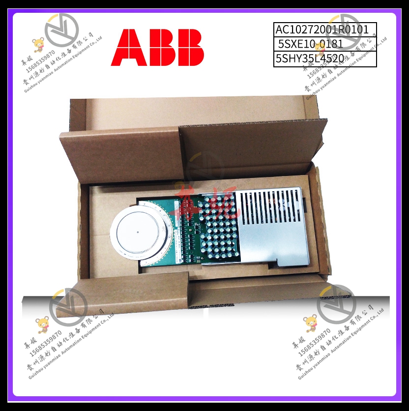 ABB控制器 5SHY35L4520 5SXE10-0181 AC10272001R0101