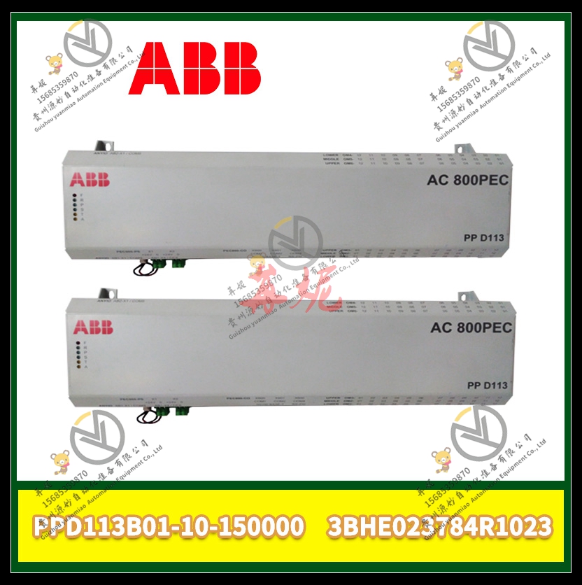 ABB控制器 3BHE023784R1023 PPD113B01-10-150000